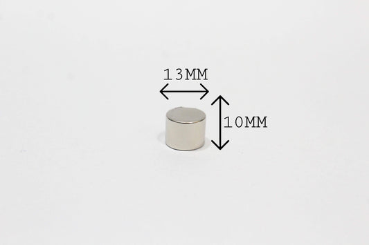 13 mm Dia x 10 mm Thick Neodymium Magnet