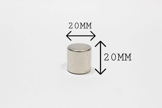 20 mm Dia x 20 mm Thick Neodymium Magnet