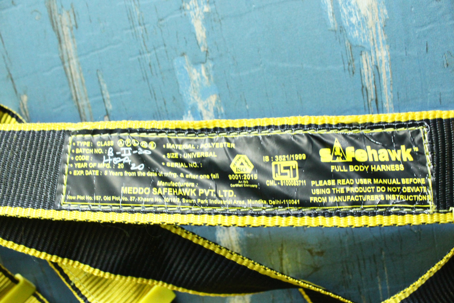 Safehawk Full Body Safety Belt with Scaffolding Hooks